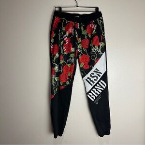 Reason Floral Sweatpants Size Large